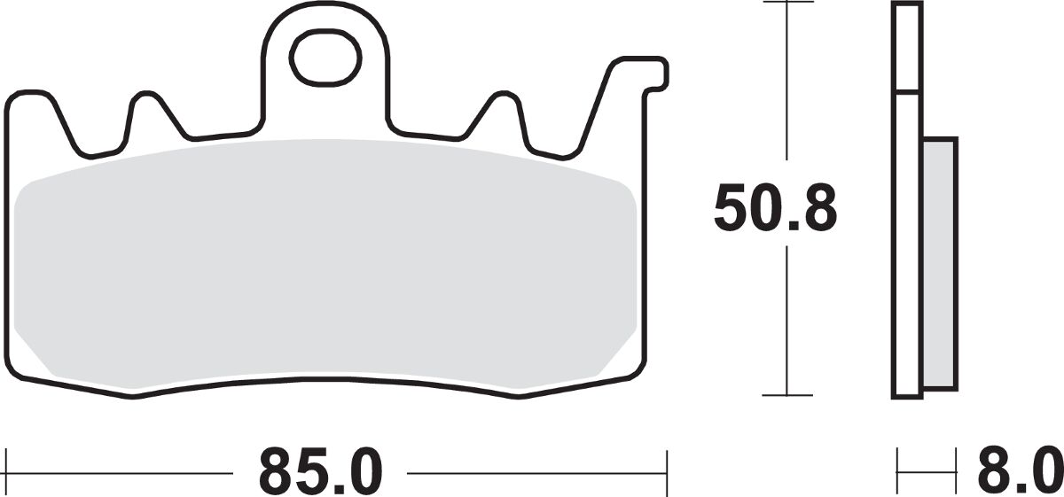 SBS BRAKE PAD SBS 900HS 900HS