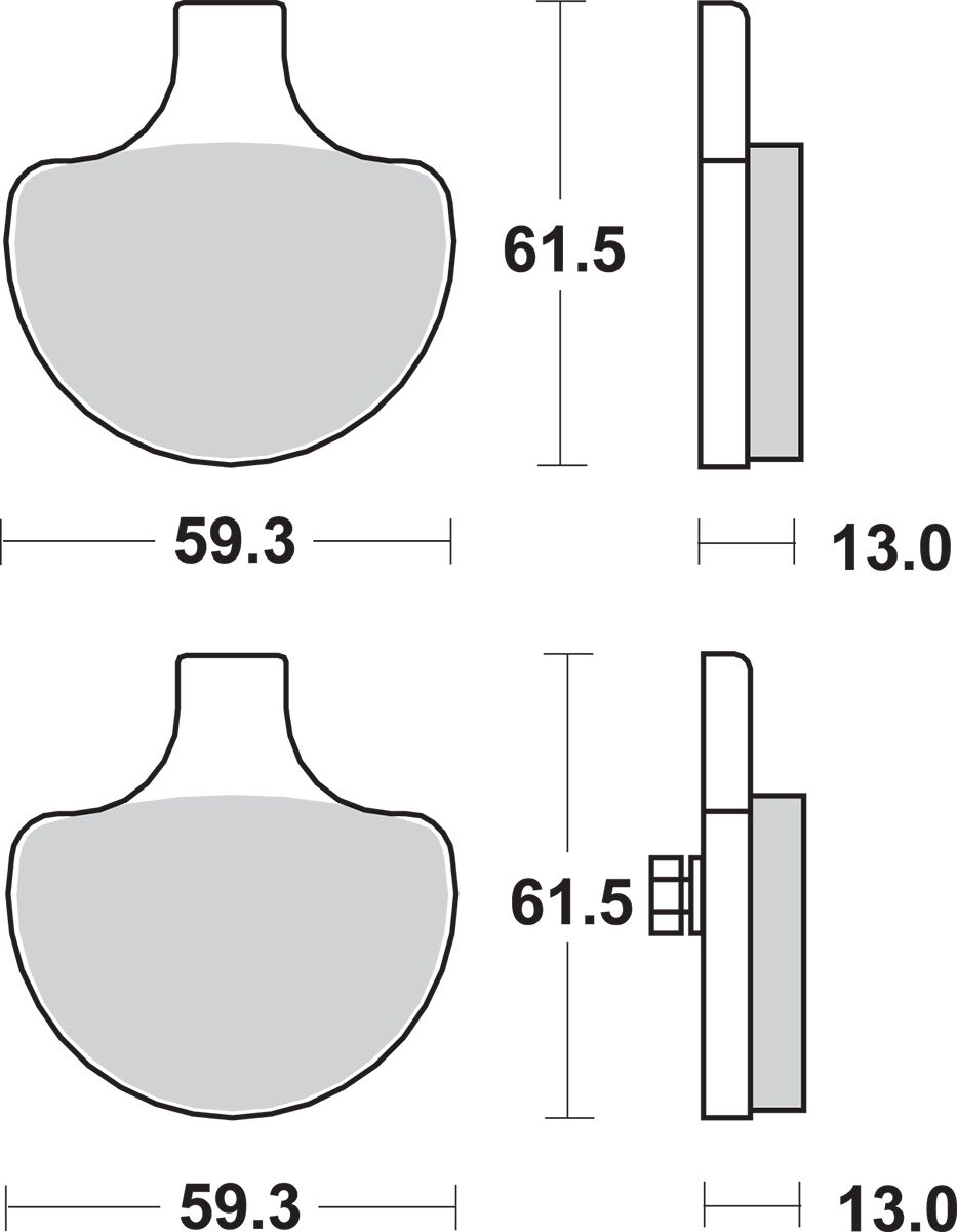 SBS BRAKE PAD SBS 579HHS 579H.HS