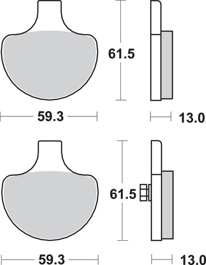 SBS BRAKE PAD SBS 579HHS 579H.HS