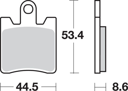 SBS BRAKE PAD SBS 740HS 740HS