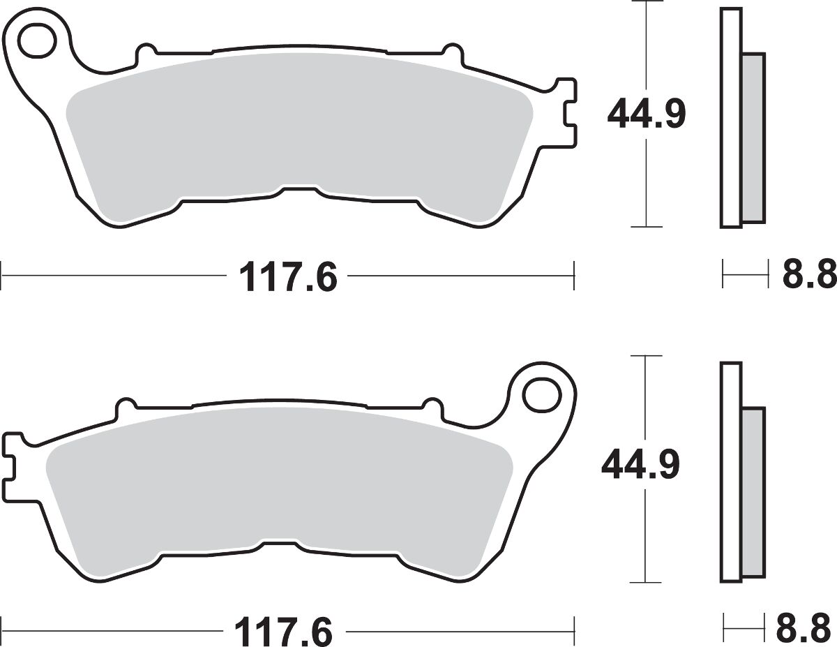 SBS BRAKE PAD SBS 828HS 828HS