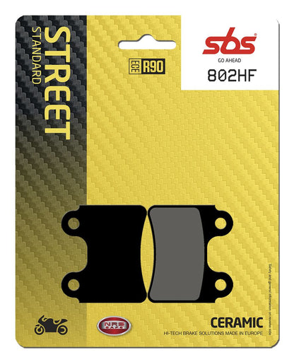 SBS Brake Pad Ceramic Hi-Tech Street 802HF