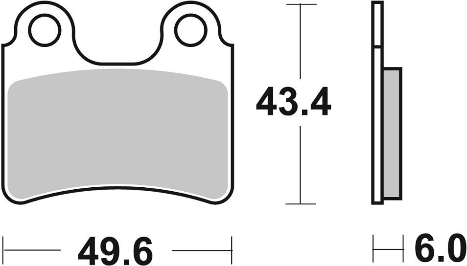SBS Brake Pad Ceramic Hi-Tech Street 802HF