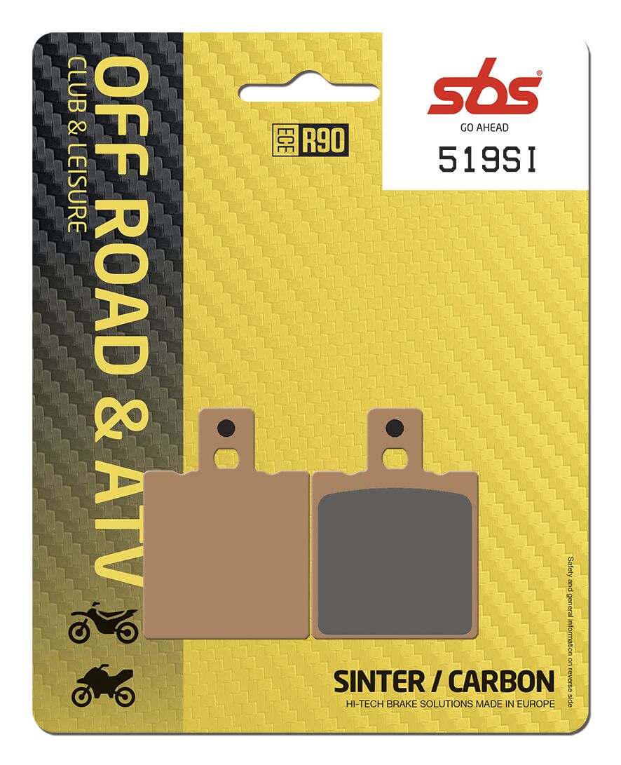 SBS BRAKE PAD SINT/CAR OFF 519SI