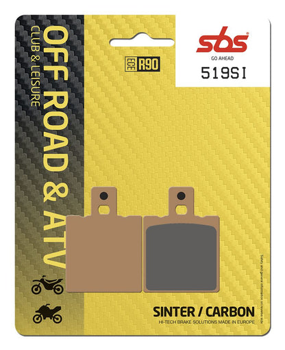 SBS BRAKE PAD SINT/CAR OFF 519SI