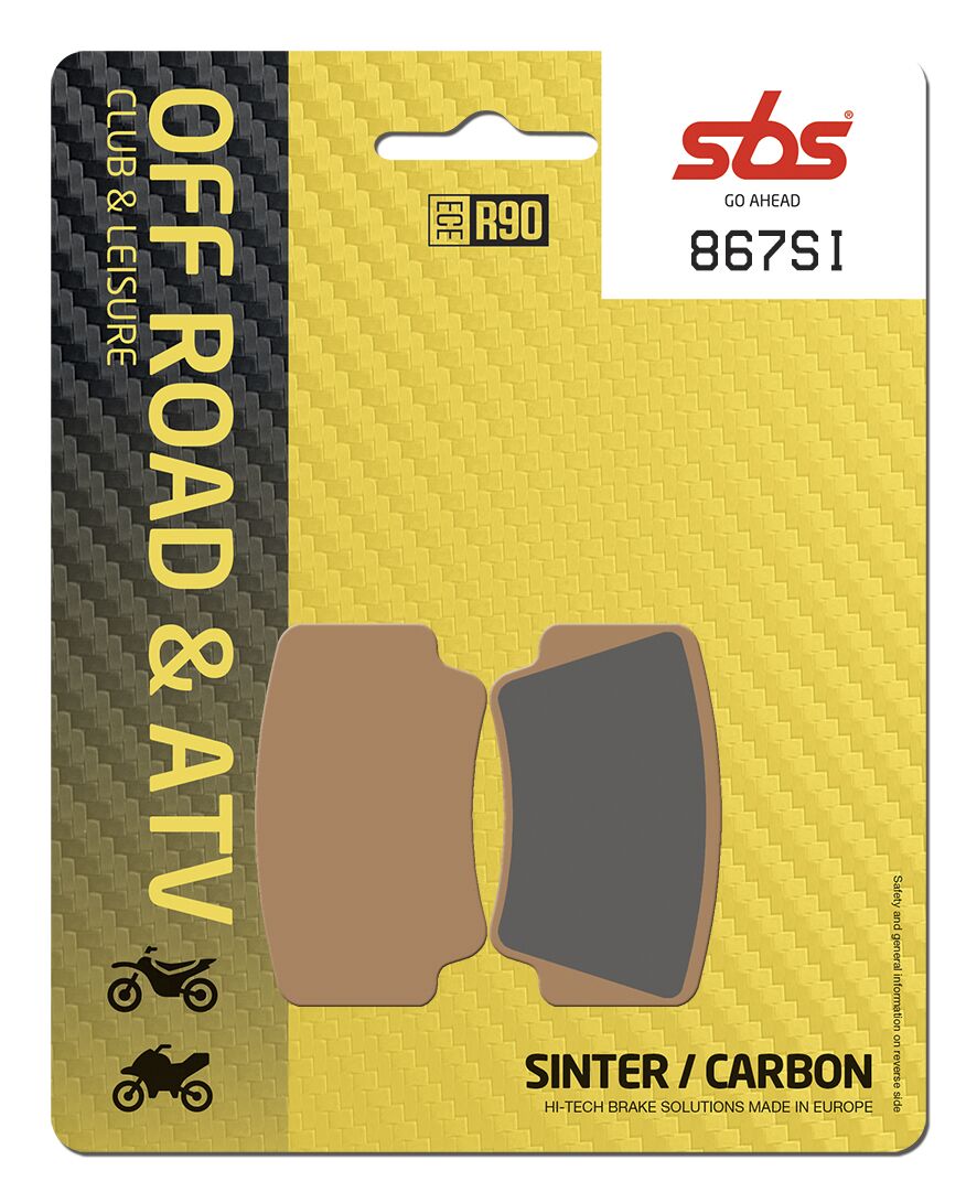 SBS Brake Pad Sinter Carbon Offroad 867SI