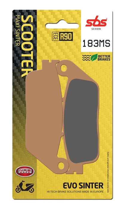 SBS Brake Pad Sinter Hi-Tech Scooter 183MS
