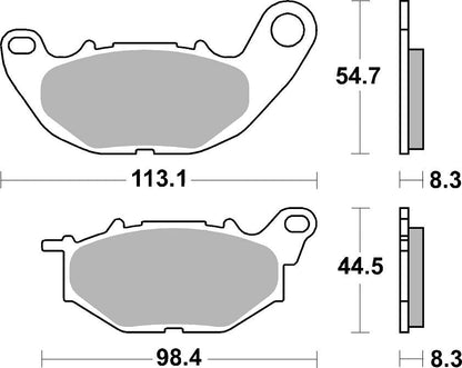 SBS Brake Pads Sinter Racing Hi-Tech 931RST