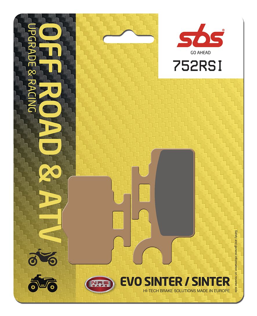 SBS Brake Pads Sinter Racing Hi-Tech Offroad 752RSI
