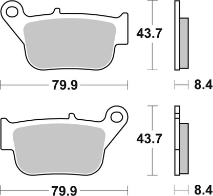 SBS Brake Pads Sinter Hi-Tech 221MS