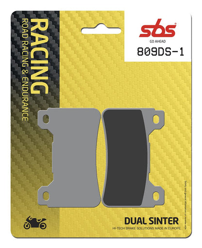 SBS Brake Pads Dual Sinter Road Racing Dynamic Racing Concept Hi-Tech 809DS-1