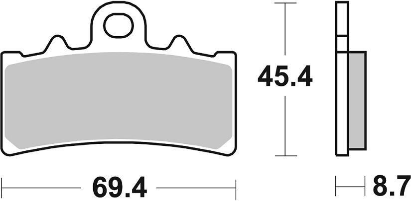 SBS Brake Pads Sinter Racing Hi-Tech 877RST