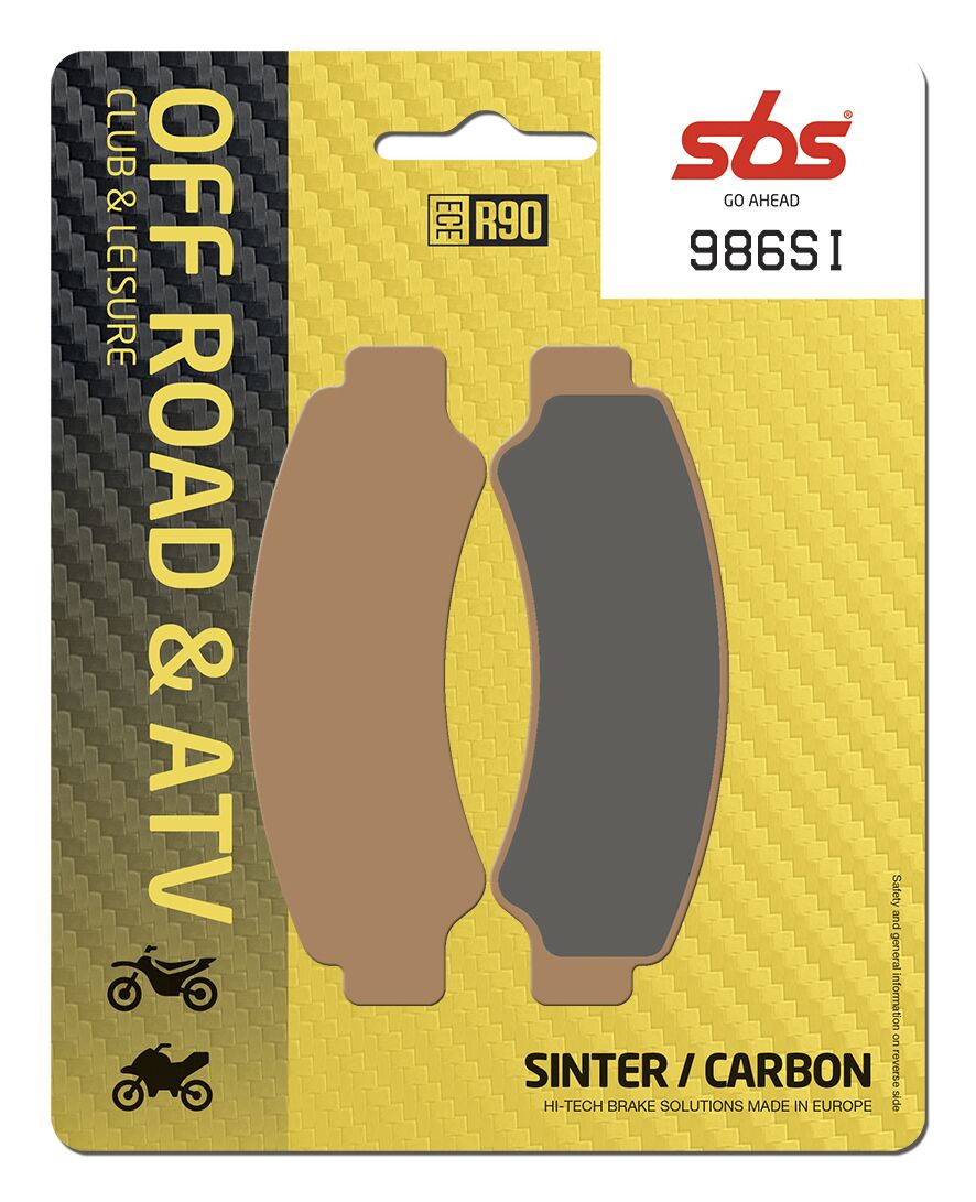 SBS Brake Pad Sinter Carbon Hi-Tech Offroad 986SI