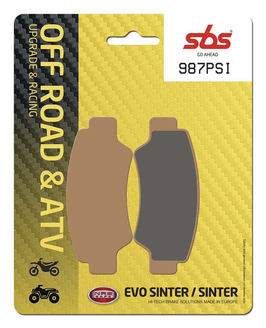 SBS Brake Pad Evo Sinter Hi-Tech, ATV & UTV 987PSI