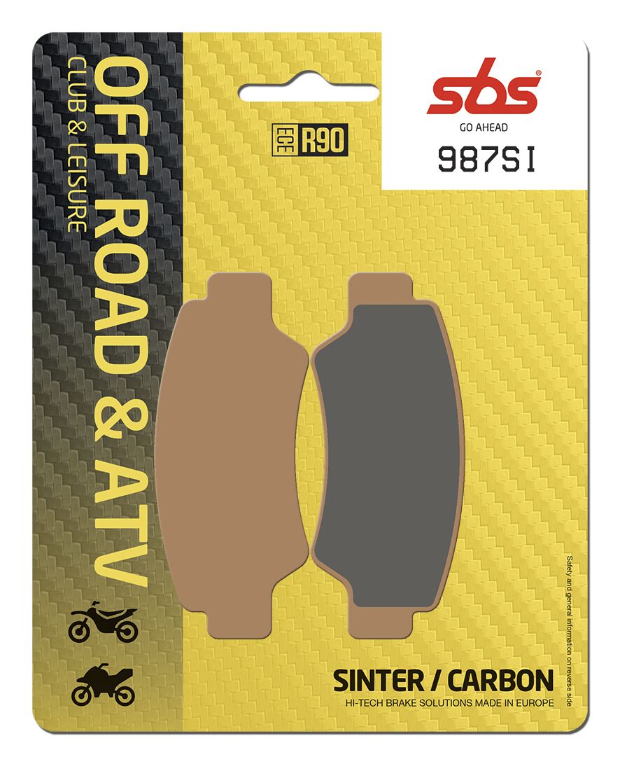SBS Brake Pads Sinter Carbon Offroad Hi-Tech 987SI