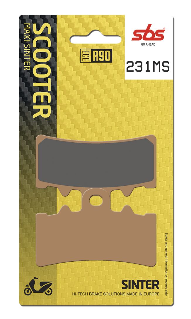 SBS Brake Pads Sinter Hi-Tech 231MS