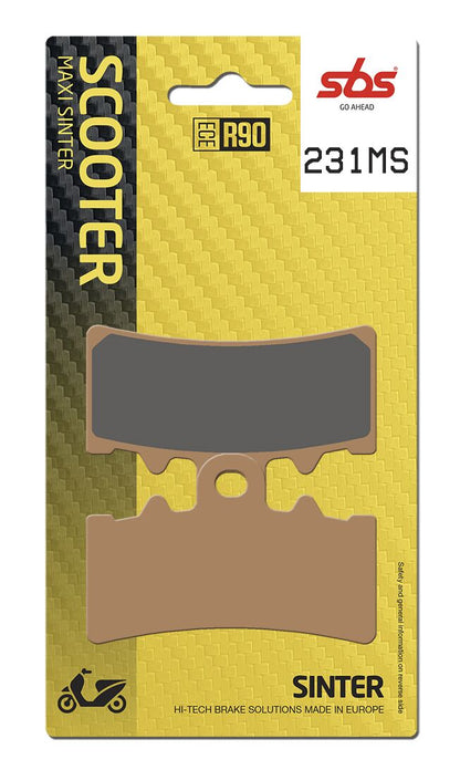 SBS Brake Pads Sinter Hi-Tech 231MS
