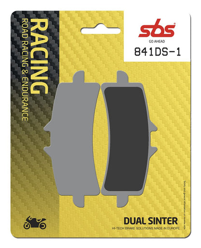 SBS Brake Pads Dual Sinter Road Racing Dynamic Racing Concept Hi-Tech 841DS-1