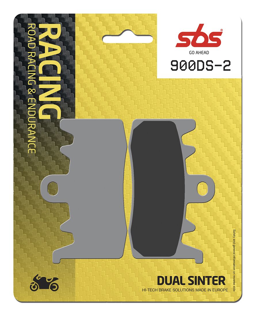 SBS Brake Pad Dual Sinter Road Racing Dynamic Racing Concept Hi-Tech 900DS-2