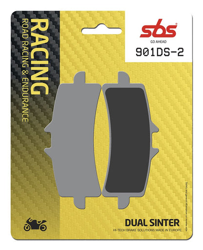 SBS Brake Pad Dual Sinter Road Racing Dynamic Racing Concept Hi-Tech 901DS-2