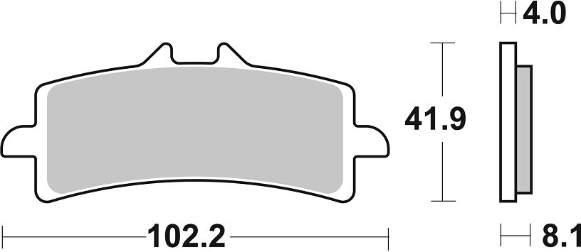 SBS Brake Pad Dual Sinter Road Racing Dynamic Racing Concept Hi-Tech 901DS-2