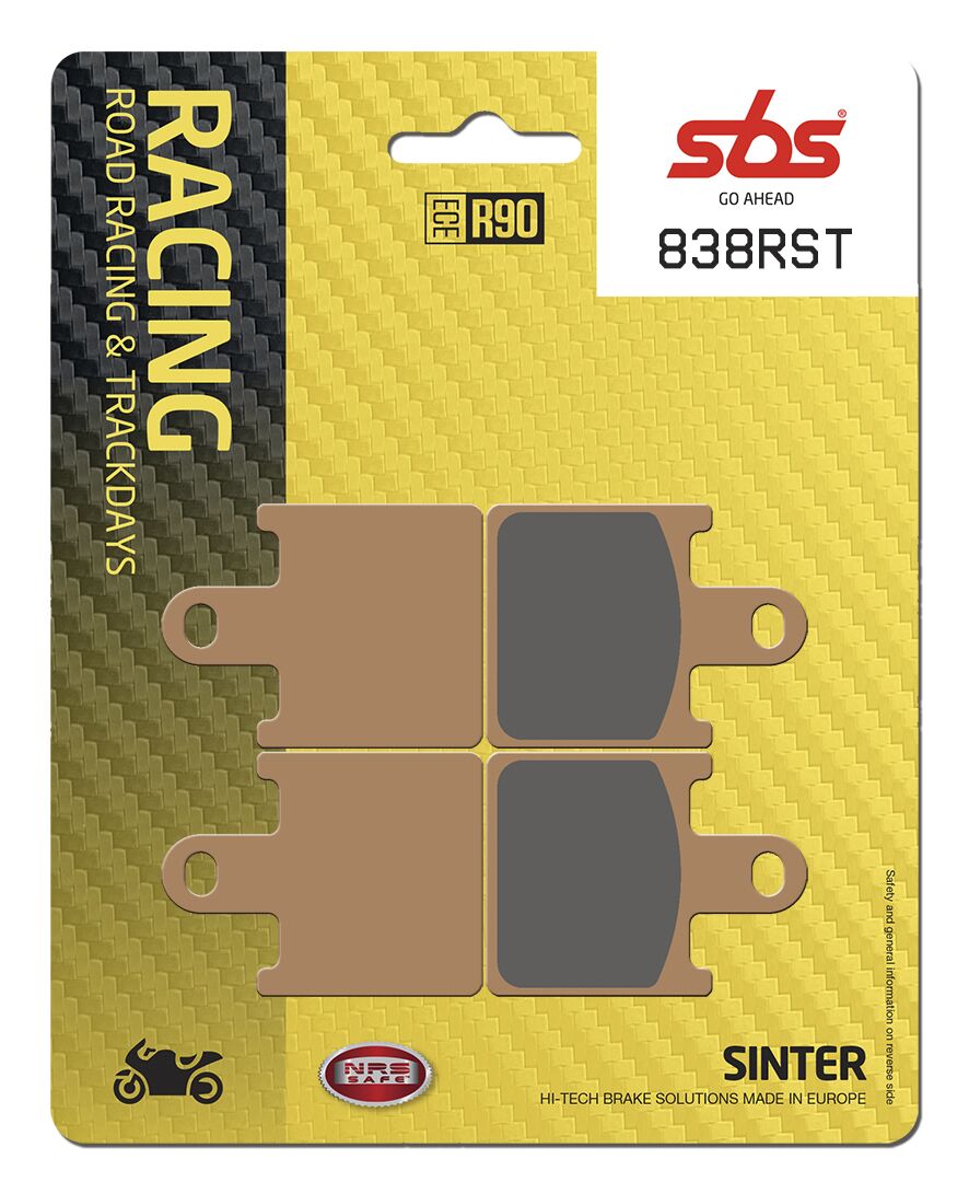 SBS Brake Pads Sinter Racing Hi-Tech 838RST