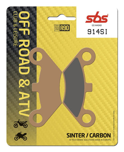 SBS Brake Pad Sinter Carbon Hi-Tech Offroad 914SI