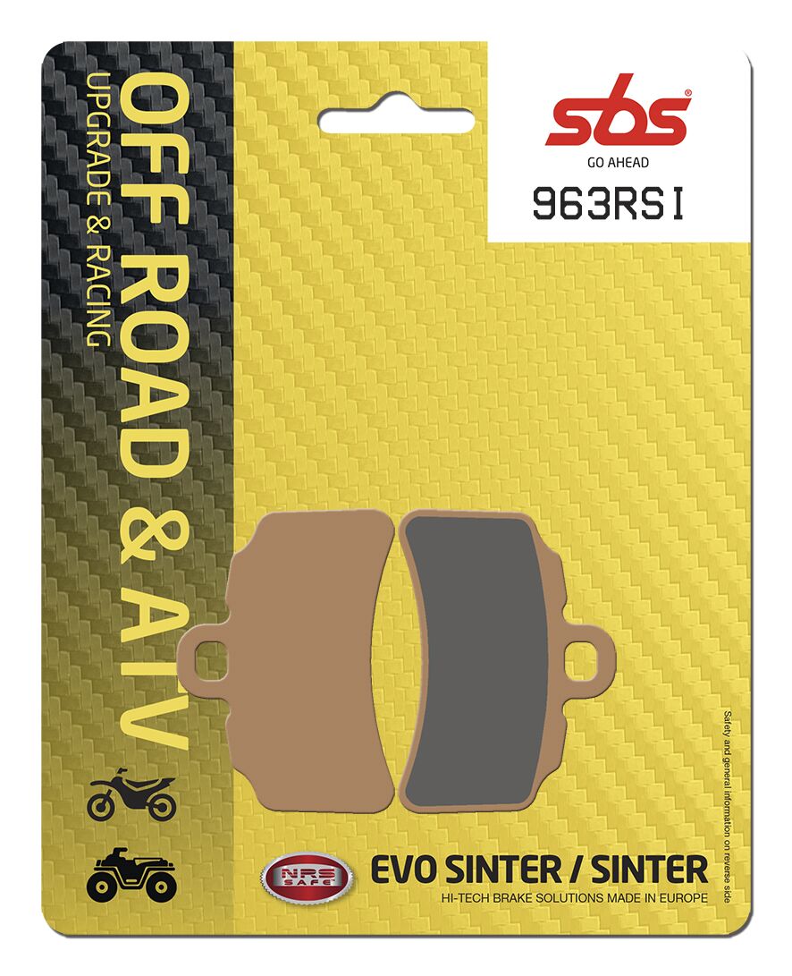 SBS Brake Pad Evo Sinter Racing Hi-Tech Offroad 963RSI