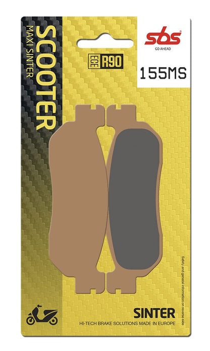 SBS Brake Pads Sinter Scooter Hi-Tech 155MS