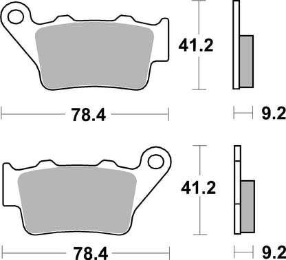 SBS Brake Pads Sinter Hi-Tech 675H.LS