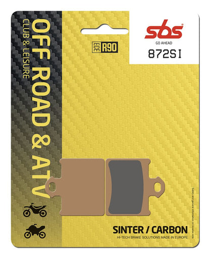 SBS Brake Pads Sinter Carbon Offroad Hi-Tech 872SI