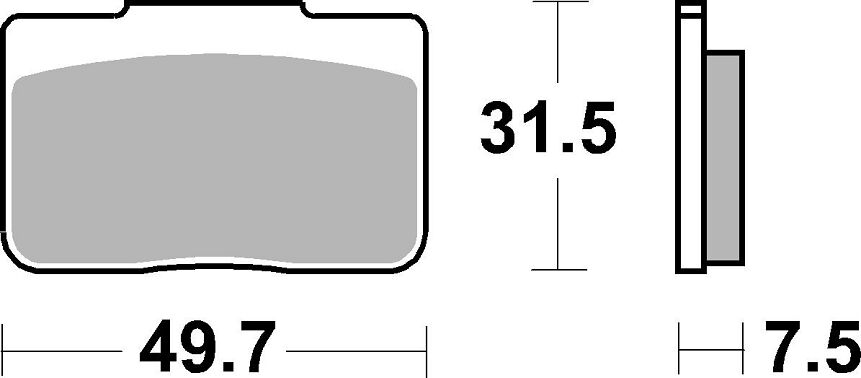 SBS Brake Pads Sinter Hi-Tech Street 942LS