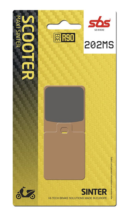 SBS Brake Pads Sinter Hi-Tech 202MS