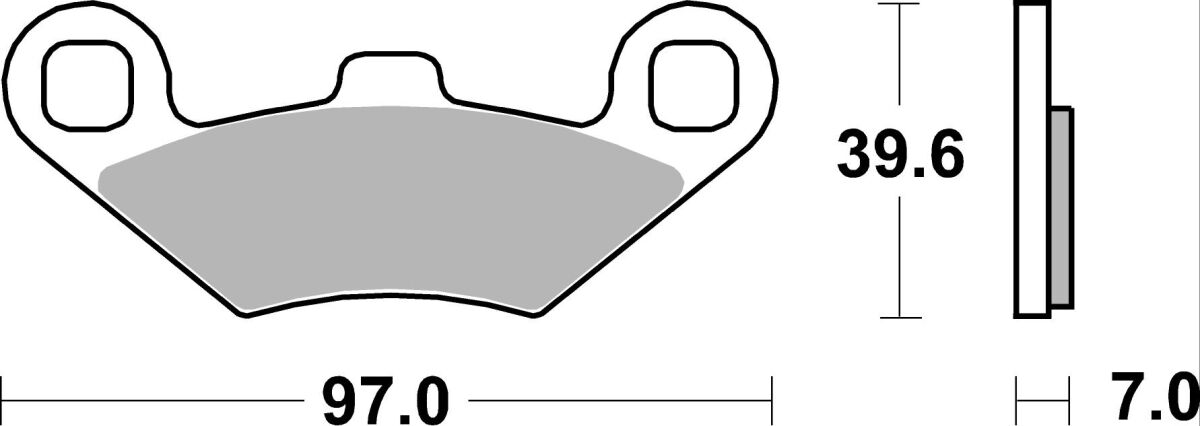SBS Brake Pads Sinter Hi-Tech 219MS