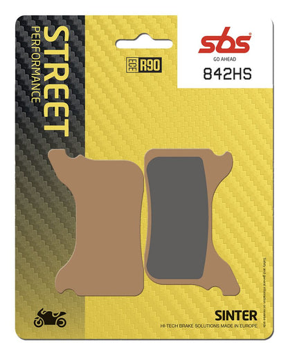 SBS Brake Pads Sinter Racing Hi-Tech Street 842HS