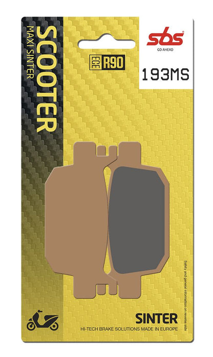 SBS Brake Pads Sinter Hi-Tech 193MS