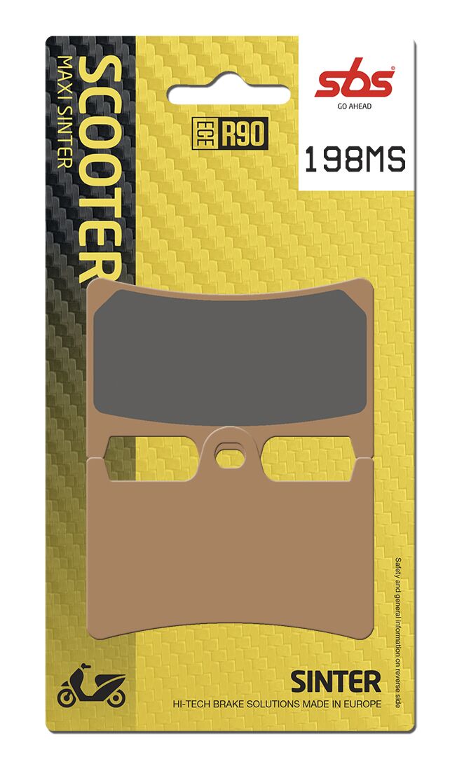 SBS Brake Pads Sinter Hi-Tech 198MS