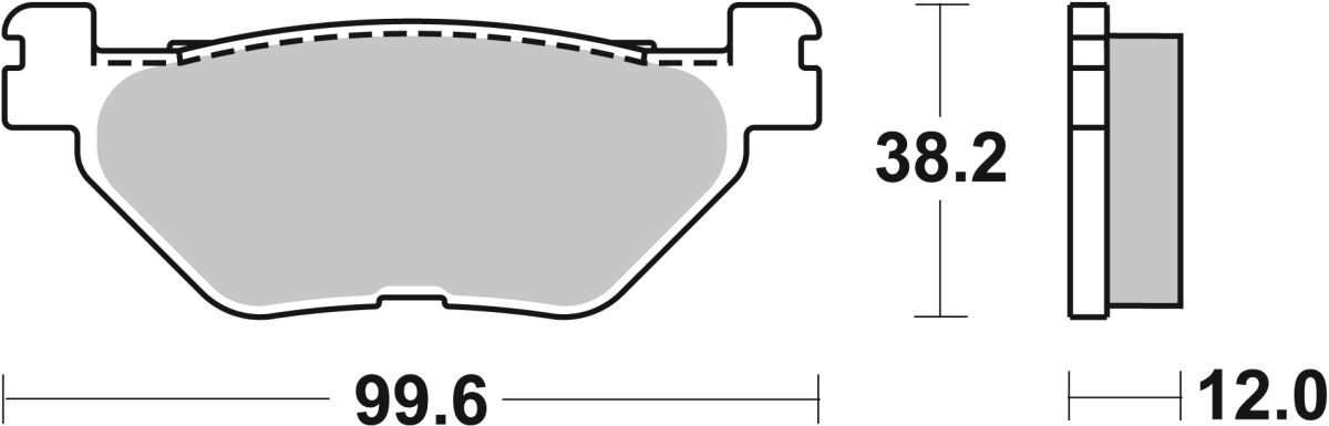 SBS Brake Pads Sinter Hi-Tech 169MS