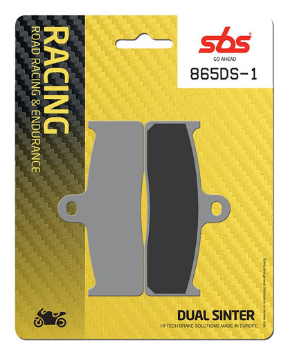 SBS BRAKE PAD DUAL SINTER DYNAMIC RACING CONCEPT 865DS-1