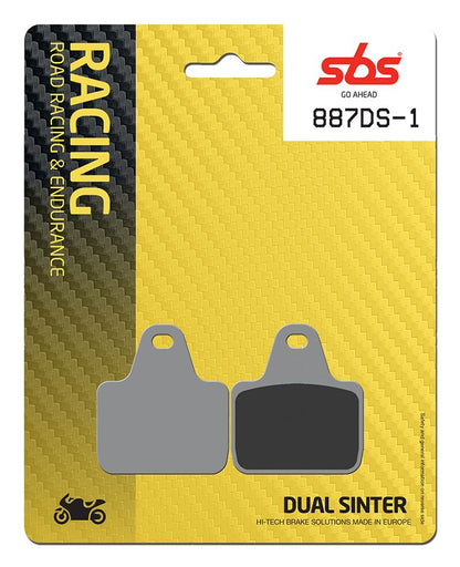 SBS BRAKE PAD DUAL SINTER DYNAMIC RACING CONCEPT 887DS-1