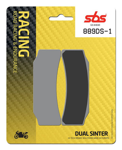 SBS BRAKE PAD DUAL SINTER DYNAMIC RACING CONCEPT 889DS-1