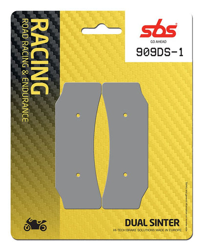 SBS BRAKE PAD DUAL SINTER DYNAMIC RACING CONCEPT 909DS-1