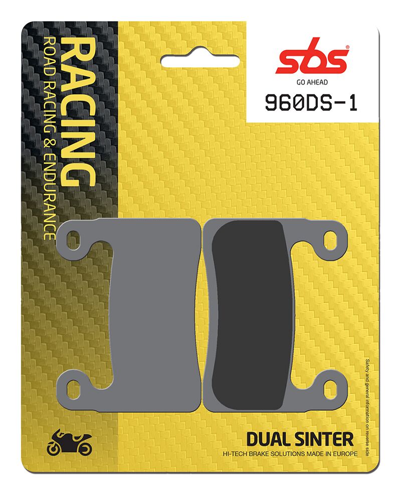 SBS BRAKE PAD DUAL SINTER DYNAMIC RACING CONCEPT 960DS-1