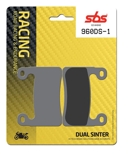 SBS BRAKE PAD DUAL SINTER DYNAMIC RACING CONCEPT 960DS-1