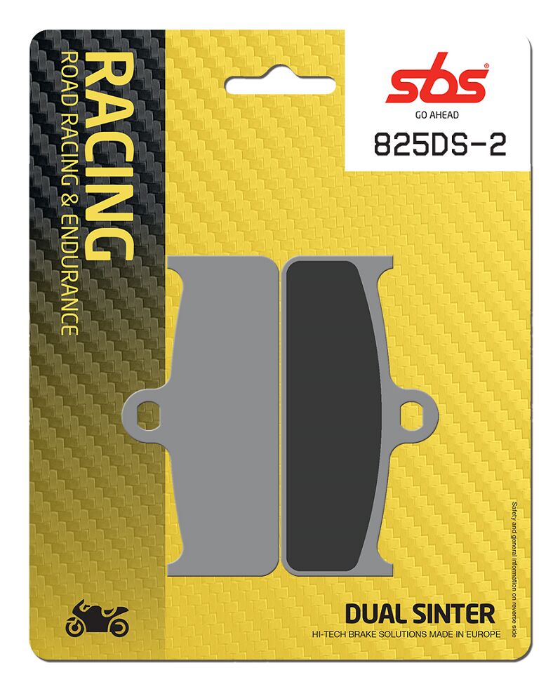 SBS BRAKE PAD DUAL SINTER DYNAMIC RACING CONCEPT 825DS-2