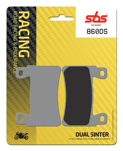 SBS BRAKE PAD DUAL SINTER DYNAMIC RACING CONCEPT 860DS-2