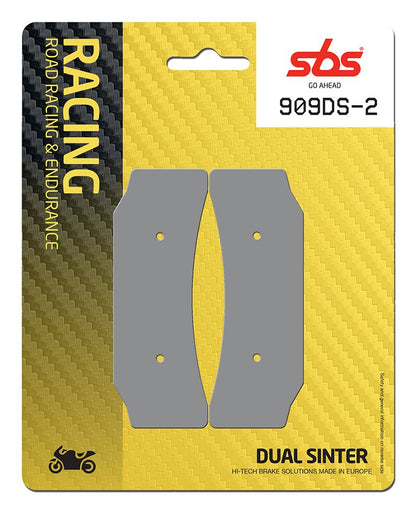 SBS BRAKE PAD DUAL SINTER DYNAMIC RACING CONCEPT 909DS-2