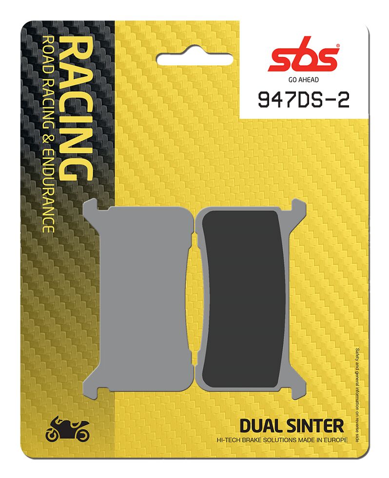 SBS BRAKE PAD DUAL SINTER DYNAMIC RACING CONCEPT 947DS-2