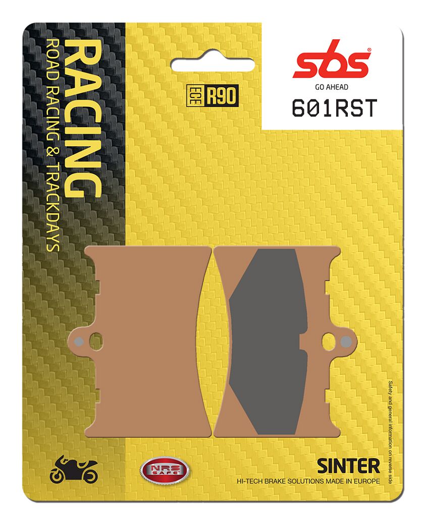 SBS BRAKE PAD RST-SERIES SINTERED STREET/RACING 601RST