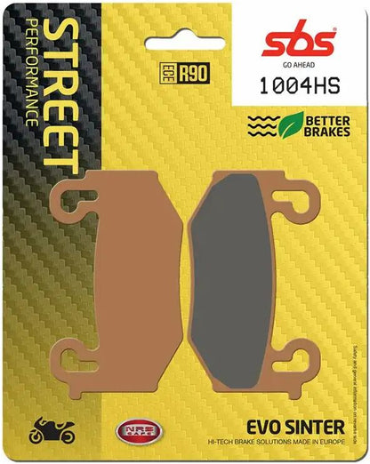 SBS BRAKE PAD HS SINTER STREET 1004HS